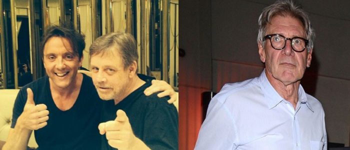 Imgaes Of Mark Hamill And Harrison Ford In London